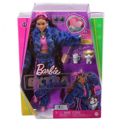 Barbie Extra Doll-Blue Leopard Track Suit lelle HHN09