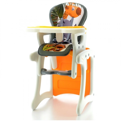 Barošanas krēsls - transformeris Pituso Carlo Giraffe orange