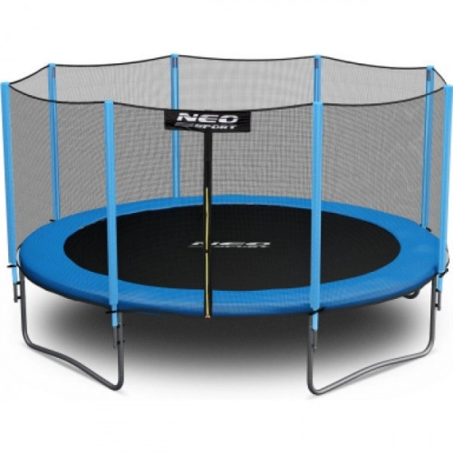 Batuts Neo-Sport ar Ārējo aizsargtīklu 465 cm 15FT + trepes dāvanā