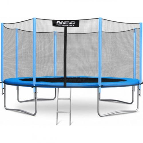 Batuts Neo-Sport ar Ārējo aizsargtīklu 465 cm 15FT + trepes dāvanā