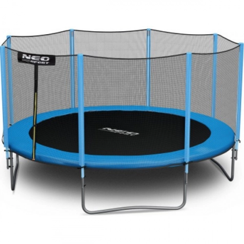 Batuts Neo-Sport ar Ārējo aizsargtīklu 465 cm 15FT + trepes dāvanā