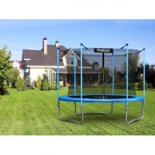 Batuts Neo-Sport ar Iekšējo aizsargtīklu 252 cm 8FT + trepes dāvanā