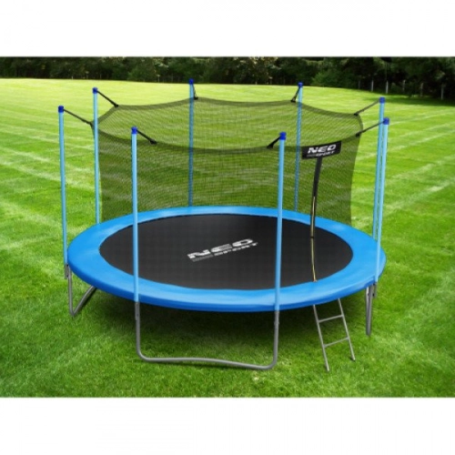 Batuts Neo-Sport ar Iekšējo aizsargtīklu 465 cm 15FT + trepes dāvanā