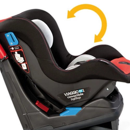 Bērnu autosēdeklis 0-18 kg PEG-PEREGO Viaggio 0+1 Switchable Black IMVG010035DX13LR63