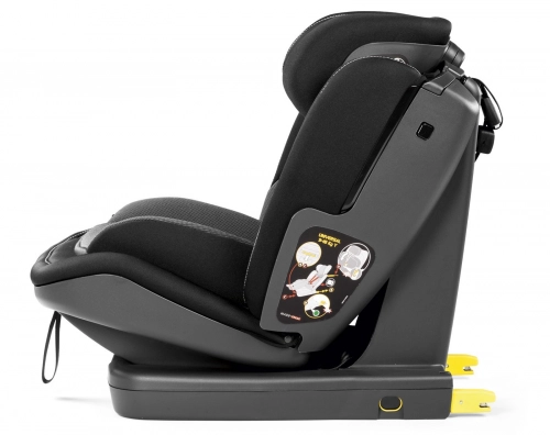 PEG PEREGO Viaggio 1-2-3 Via Crystal Black IMVA000035DP53DX13 Bērnu autosēdeklis 9-36 kg