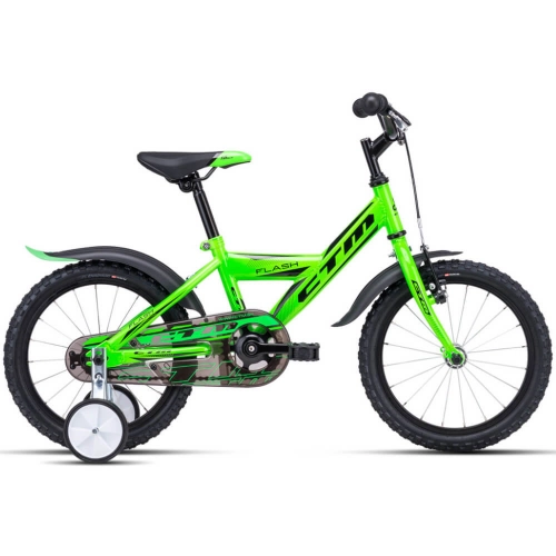 Bērnu divritenis velosipēds CTM Flash green 16 collas