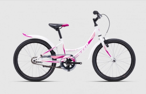 Bērnu divritenis velosipēds CTM Maggie 1.0 White fuchsia 20 collas