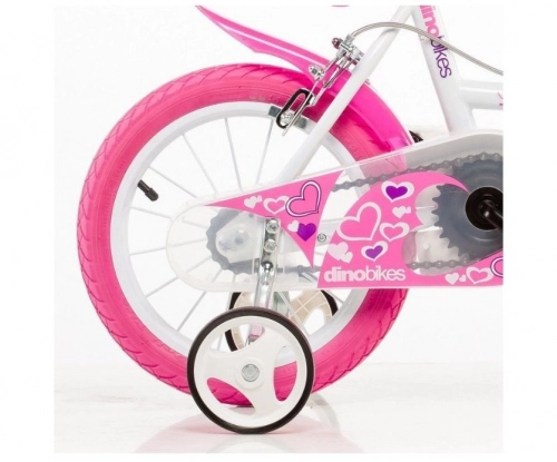 Bērnu divritenis velosipēds Dino bikes Little Heart 16" 164RN-05LH
