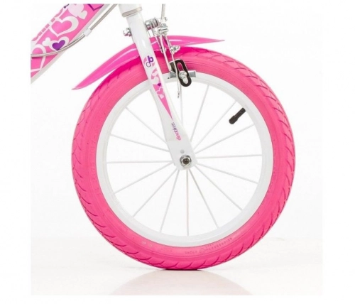 Bērnu divritenis velosipēds Dino bikes Little Heart 16" 164RN-05LH