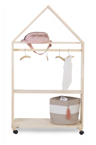 Детская Вешалка Домик Childhome House Natural