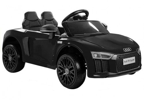 Bērnu elektromobilis ar pulti AUDI R8 Spyder black