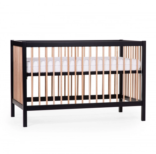 Bērnu gulta 60x120 cm Childhome Cot 97 Black Natural