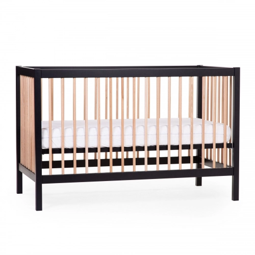 Bērnu gulta 60x120 cm Childhome Cot 97 Black Natural