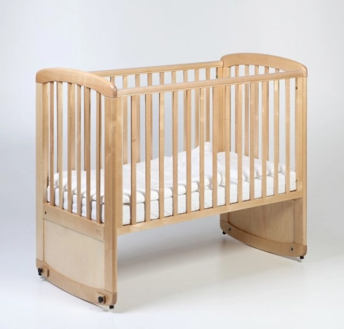 Bērnu gulta šūpulis ar kasti TROLL De Lux Glider Natural COT-GN0474