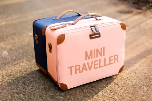Детский чемодан Childhome Mini Traveller Navy White