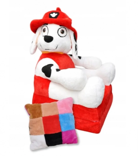 Bērnu mīksts krēsls - gulta Paw Patrol