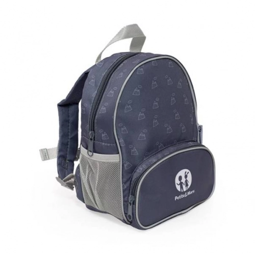 Bērnu mugursoma PETITE&MARS Backie Grey Hills