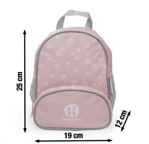Bērnu mugursoma PETITE&MARS Backie Rainbow