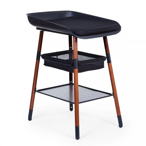 Детский пеленальный столик с полками Childhome Evolux Nut Black