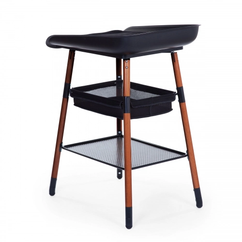 Детский пеленальный столик с полками Childhome Evolux Nut Black