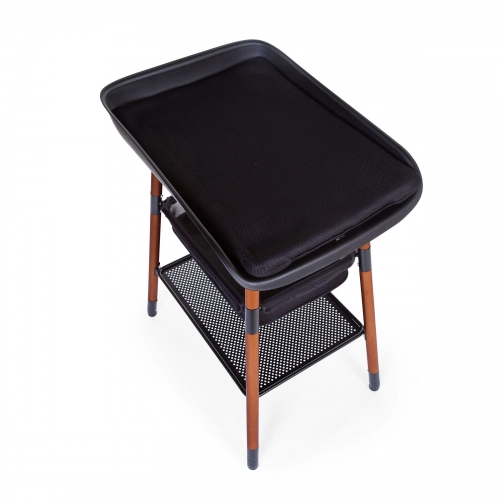 Детский пеленальный столик с полками Childhome Evolux Nut Black