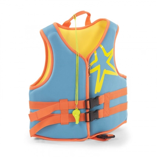 Bērnu peldveste CHILDHOME Neoprene Swim Jacket aqua blue 2-3