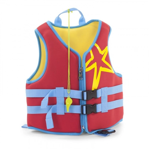 Bērnu peldveste CHILDHOME Neoprene Swim Jacket red 2-3 y