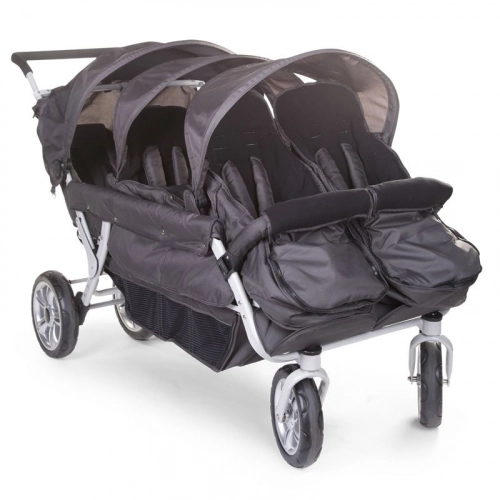 Bērnu ratu guļammaiss CHILDHOME Childwheels Twin-Triple Quadruple Sixseater