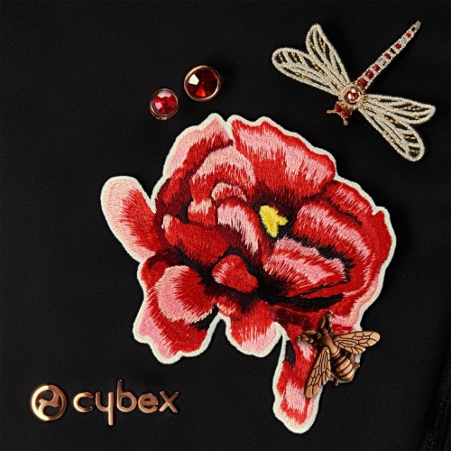 Bērnu ratu guļammaiss CYBEX Footmuff Spring Blossom Dark