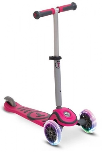 Трехколесный самокат Smart Trike Scooter T1 LED + Рюкзачёк Pink