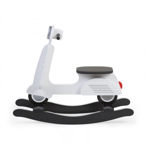 Bērnu šūpuļkrēsls Skūteris Childhome Scooter Black white