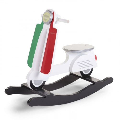 Bērnu šūpuļkrēsls Skūteris CHILDHOME Rocking Scooter Italy