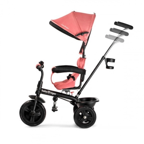 Bērnu trīsritenis Baby Tiger Fly Ruby