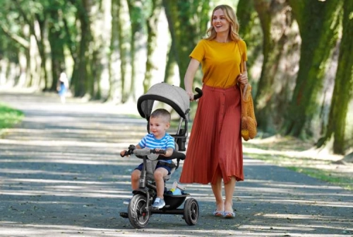 Bērnu trīsritenis Kinderkraft Freeway Green 3in1