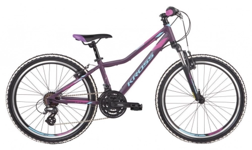 Bērnu velosipēds Kross Lea Jr. 2.0 Violet 24 collas