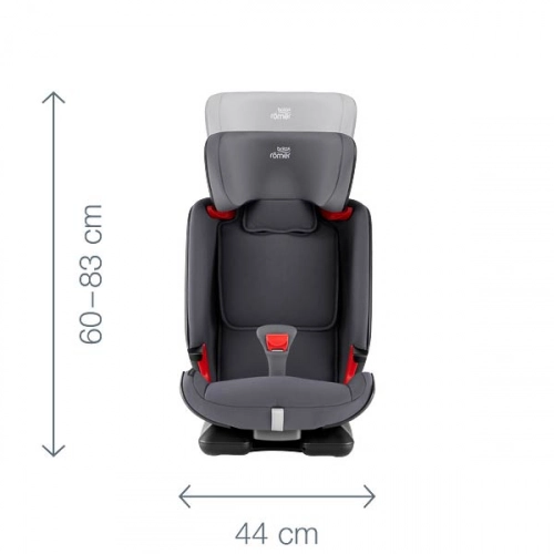 Britax Romer Advansafix IV M Cosmos Black Bērnu autosēdeklis 9-36 kg