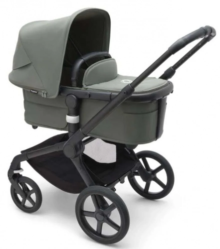 Bugaboo Fox 5 Forest Green Bērnu rati 2in1 Melns rāmis