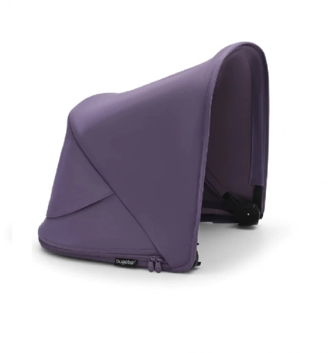 Bugaboo Fox 5 Grey Melange Bērnu rati 2in1 Grafīta rāmis + Jumts Astro Purple