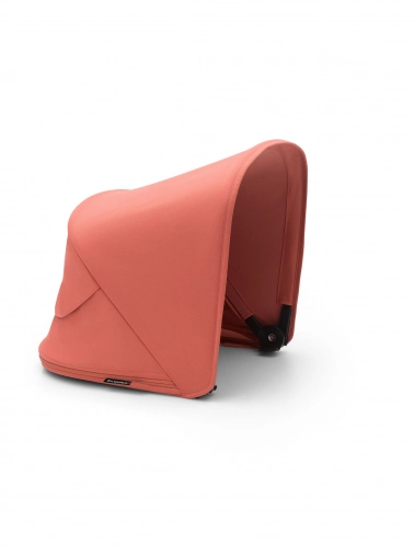 Bugaboo Fox 5 Midnight black Bērnu rati 2in1 Melns rāmis + Jumts Sunrise Red