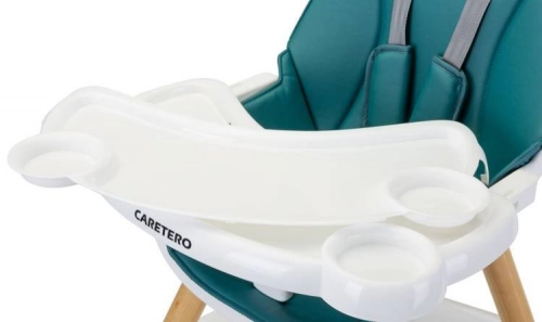 Caretero Tuva Dark Green 3 in 1 Barošanas krēsls