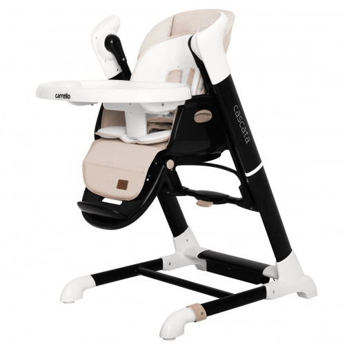 Carrello Cascata Cream Beige 3in1 Barošanas krēsliņš