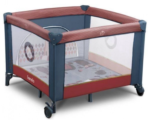 Дорожная кроватка-манеж Lionelo Fie Cobalt red