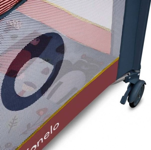 Дорожная кроватка-манеж Lionelo Fie Cobalt red