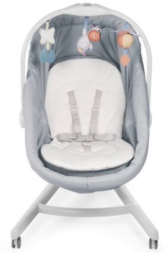 Chicco Baby Hug 4in1 Grey re lux Колыбель Качалка Стульчик 4в1