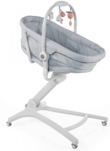 Chicco Baby Hug 4in1 Grey re lux Колыбель Качалка Стульчик 4в1