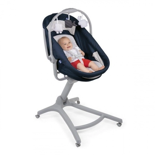 Chicco Baby Hug Air 4in1 India Ink Bērnu šūpuļkrēsliņš-Gulta