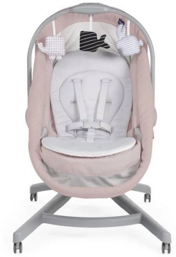 Chicco Baby Hug Air 4in1 Rose Колыбель Качалка Стульчик 4в1