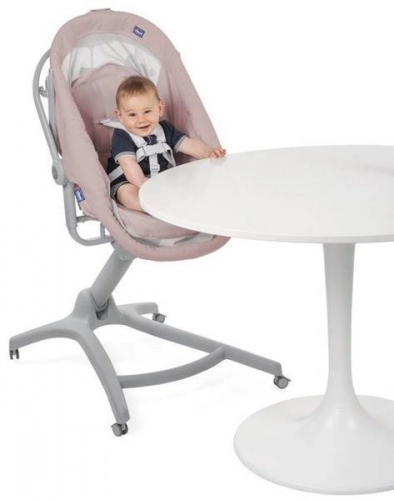 Chicco Baby Hug Air 4in1 Rose Колыбель Качалка Стульчик 4в1