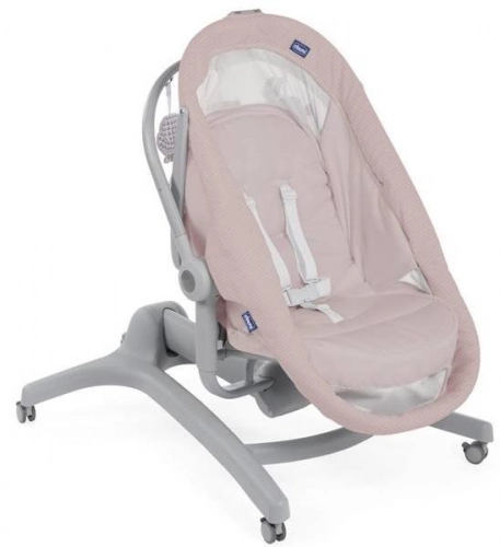 Chicco Baby Hug Air 4in1 Rose Колыбель Качалка Стульчик 4в1