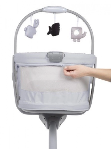 Chicco Baby Hug Air 4in1 Stone Колыбель Качалка Стульчик